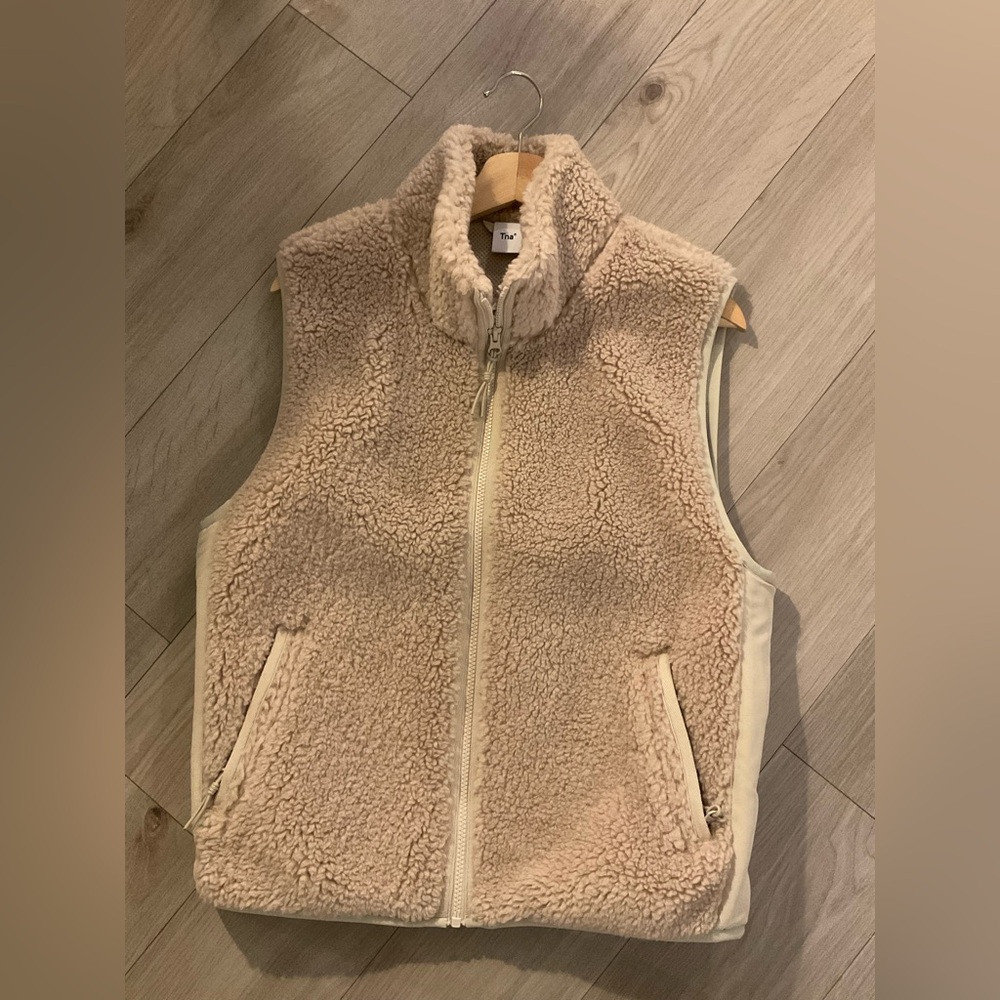 TNA Cream Teddy Jacket